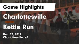 Charlottesville  vs Kettle Run  Game Highlights - Dec. 27, 2019