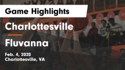 Charlottesville  vs Fluvanna  Game Highlights - Feb. 4, 2020