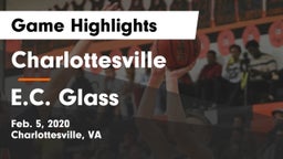 Charlottesville  vs E.C. Glass  Game Highlights - Feb. 5, 2020