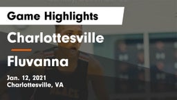 Charlottesville  vs Fluvanna  Game Highlights - Jan. 12, 2021