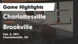 Charlottesville  vs Brookville  Game Highlights - Feb. 8, 2021