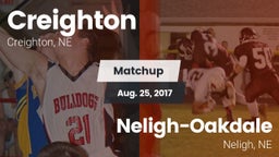 Matchup: Creighton High vs. Neligh-Oakdale  2017