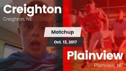 Matchup: Creighton High vs. Plainview  2017