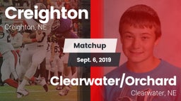 Matchup: Creighton High vs. Clearwater/Orchard  2019