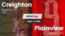 Matchup: Creighton High vs. Plainview  2020