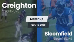 Matchup: Creighton High vs. Bloomfield  2020