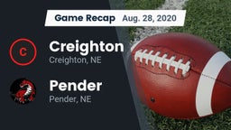 Recap: Creighton  vs. Pender  2020