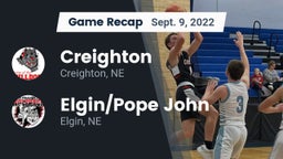 Recap: Creighton  vs. Elgin/Pope John  2022