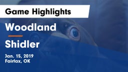 Woodland  vs Shidler Game Highlights - Jan. 15, 2019