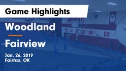 Woodland  vs Fairview  Game Highlights - Jan. 26, 2019