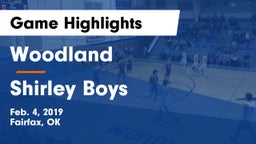 Woodland  vs Shirley Boys  Game Highlights - Feb. 4, 2019