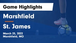 Marshfield  vs St. James  Game Highlights - March 25, 2022