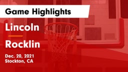 Lincoln  vs Rocklin  Game Highlights - Dec. 20, 2021