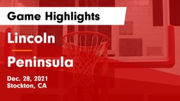 Lincoln  vs  Peninsula  Game Highlights - Dec. 28, 2021