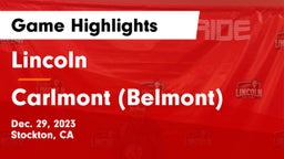 Lincoln  vs Carlmont (Belmont) Game Highlights - Dec. 29, 2023