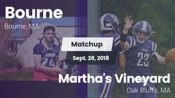 Matchup: Bourne  vs. Martha's Vineyard  2018