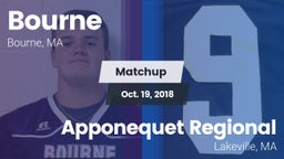 Matchup: Bourne  vs. Apponequet Regional  2018