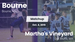 Matchup: Bourne  vs. Martha's Vineyard  2019