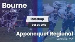 Matchup: Bourne  vs. Apponequet Regional  2019