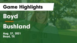 Boyd  vs Bushland Game Highlights - Aug. 27, 2021