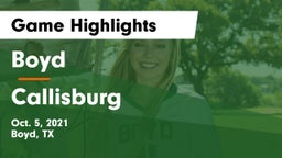 Boyd  vs Callisburg  Game Highlights - Oct. 5, 2021