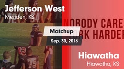 Matchup: Jefferson West vs. Hiawatha  2016
