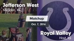 Matchup: Jefferson West vs. Royal Valley  2016