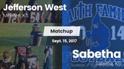 Matchup: Jefferson West vs. Sabetha  2017