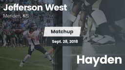 Matchup: Jefferson West vs. Hayden 2018
