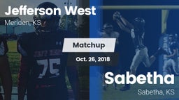 Matchup: Jefferson West vs. Sabetha  2018