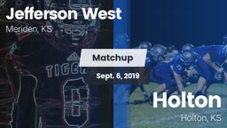 Matchup: Jefferson West vs. Holton  2019