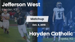 Matchup: Jefferson West vs. Hayden Catholic  2019