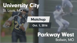 Matchup: University City vs. Parkway West  2016