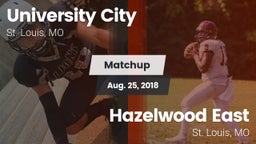 Matchup: University City vs. Hazelwood East  2018