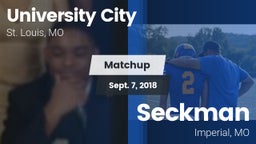 Matchup: University City vs. Seckman  2018