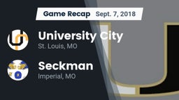 Recap: University City  vs. Seckman  2018