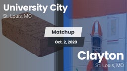 Matchup: University City vs. Clayton  2020