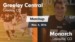Matchup: Greeley Central vs. Monarch  2016
