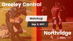 Matchup: Greeley Central vs. Northridge  2017