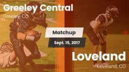 Matchup: Greeley Central vs. Loveland  2017