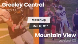 Matchup: Greeley Central vs. Mountain View  2017