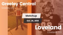 Matchup: Greeley Central vs. Loveland  2018