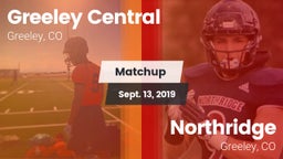 Matchup: Greeley Central vs. Northridge  2019