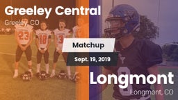 Matchup: Greeley Central vs. Longmont  2019