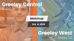 Matchup: Greeley Central vs. Greeley West  2019