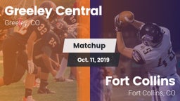 Matchup: Greeley Central vs. Fort Collins  2019