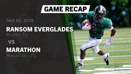 Recap: Ransom Everglades  vs. Marathon  2016