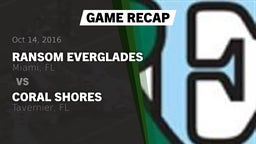 Recap: Ransom Everglades  vs. Coral Shores  2016