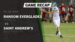 Recap: Ransom Everglades  vs. Saint Andrew's  2016
