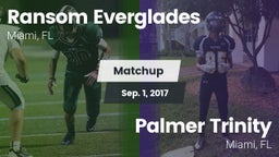 Matchup: Ransom Everglades vs. Palmer Trinity  2017